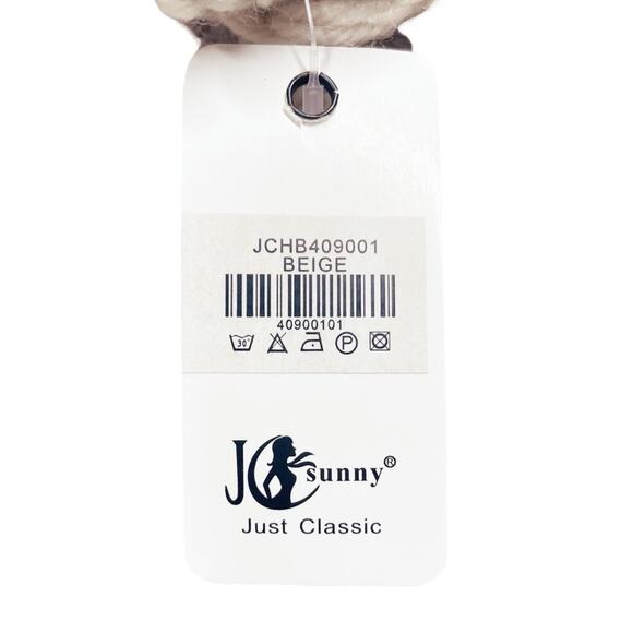 JC SUNNY NWT Red Rose Knit Headband Earwarmer w/ Gold Buttons - Picture 6 of 6